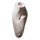 Coral 1 wall light in white sandstone
