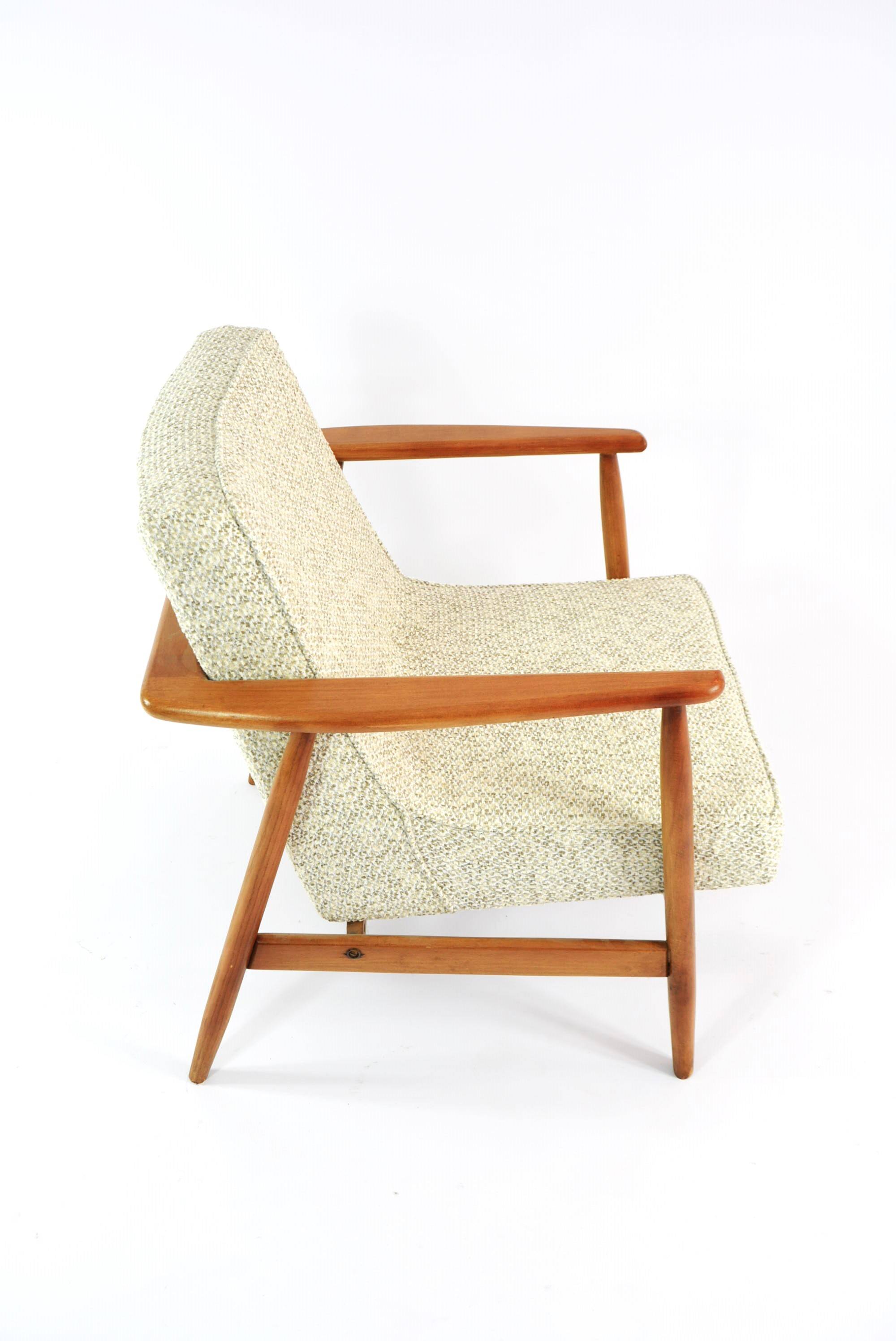 Z armchair mottled beige and green
