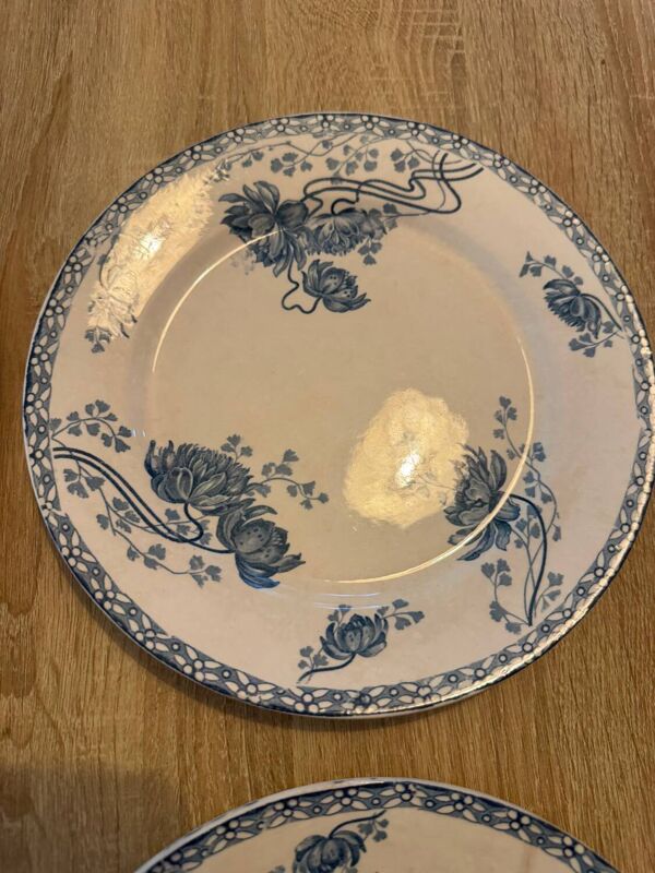 6 assiettes anciennes Royat – Sarreguemines