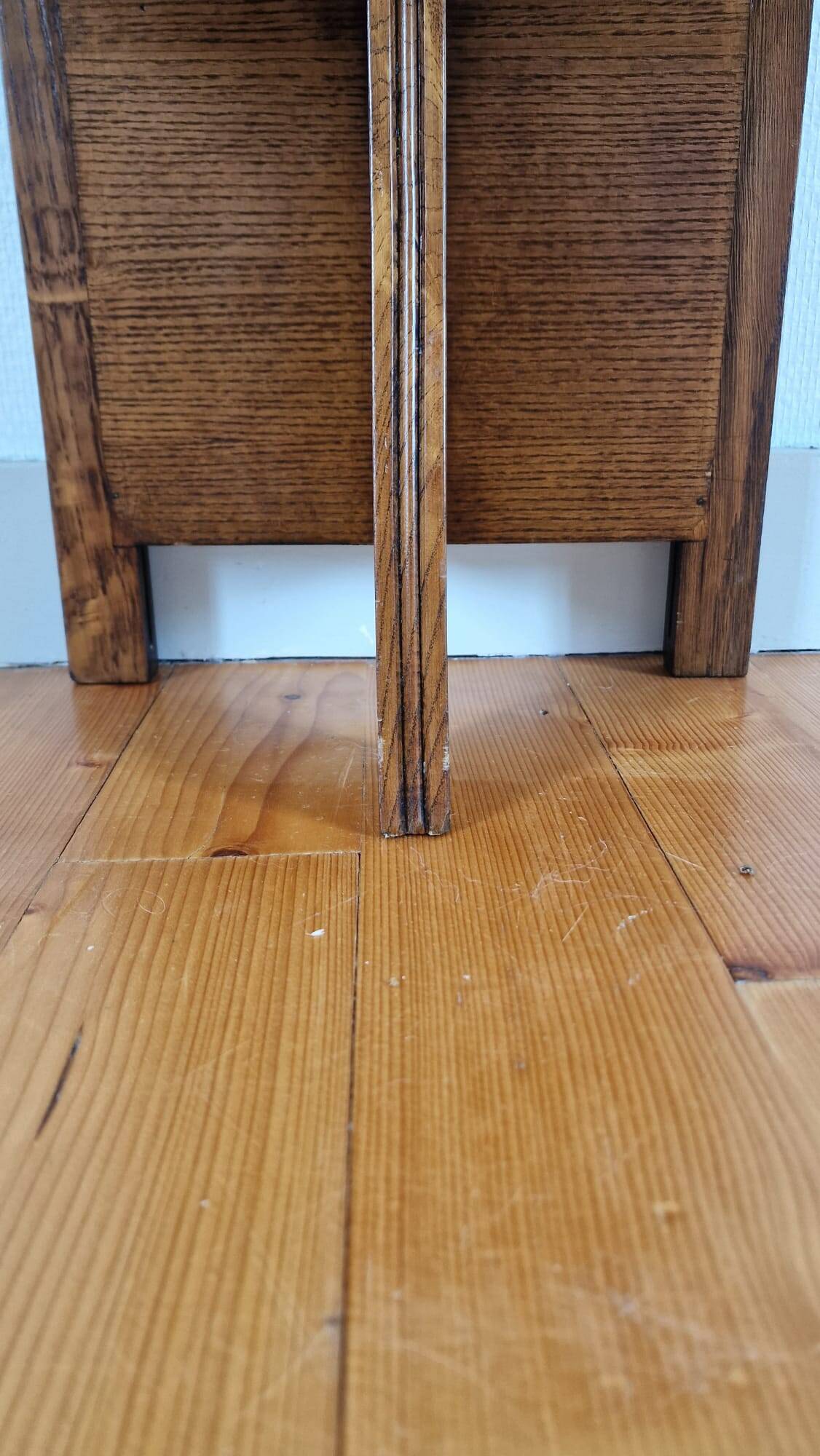 Bedside table or end of sofa Italian brutalism wood