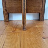 Bedside table or end of sofa Italian brutalism wood