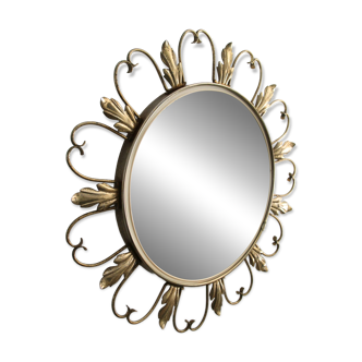 Vintage convex sun mirror Deknudt