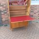 Old furniture secretary scandinavian showcase vintage wood
