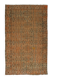 Vintage Turkish Carpet Floral Terracotta and Brown 260 x 158 cm