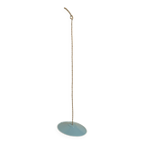 Suspension lampshade vintage blue and white