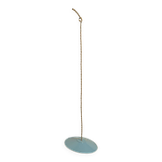 Suspension lampshade vintage blue and white