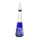SAINT-LOUIS Metra Carafe in double-layered cobalt blue crystal – liqueur H31.5cm