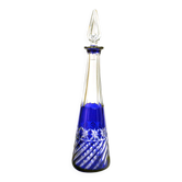 SAINT-LOUIS Metra Carafe in double-layered cobalt blue crystal – liqueur H31.5cm