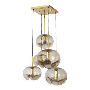 Grand lustre en cascade