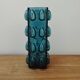 Vintage blue bubble vase (1960-1970) designed by Whilhelm Braun-Feldweg.