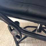 Unico relax armchair in leather from the 70s Made in Denmark