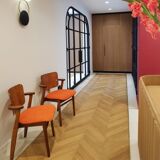 Ilmari Tapiovaara, Set of 2 vintage ‘Domus’ armchairs, 1946