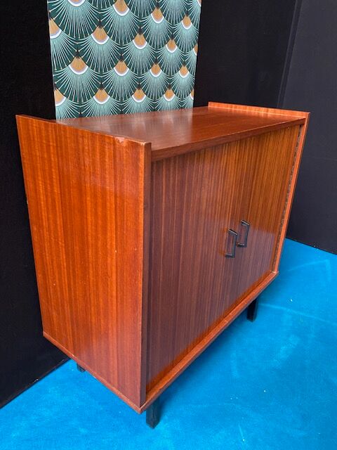 Meuble de rangements acajou vintage 60