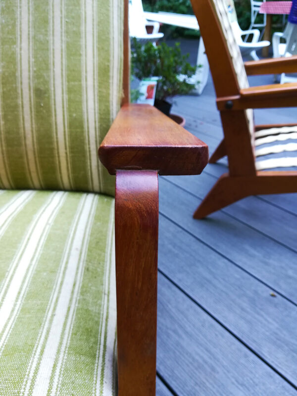 Fauteuil en teck du début des années 50