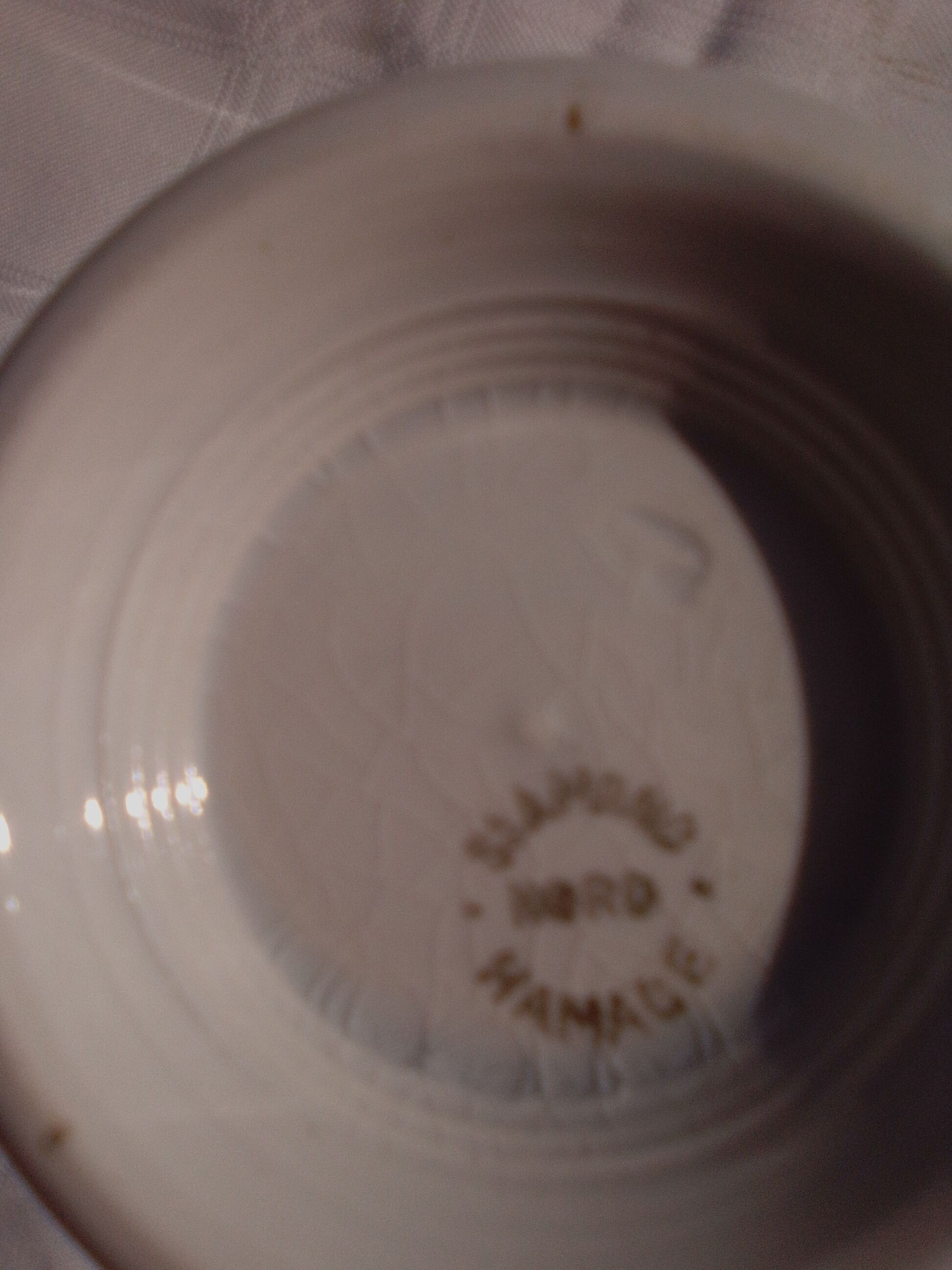 Earthenware bowl of Saint Amand Hamage north diam 15 cm H 9 cm flower pattern