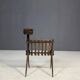 French vintage beech magazine rack, 1960s