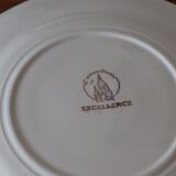 7 plates L'Amandinese model "excellence"