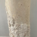 Vintage travertine column from the 70s-80s