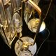 Pair of crystal lamps Venini 1980