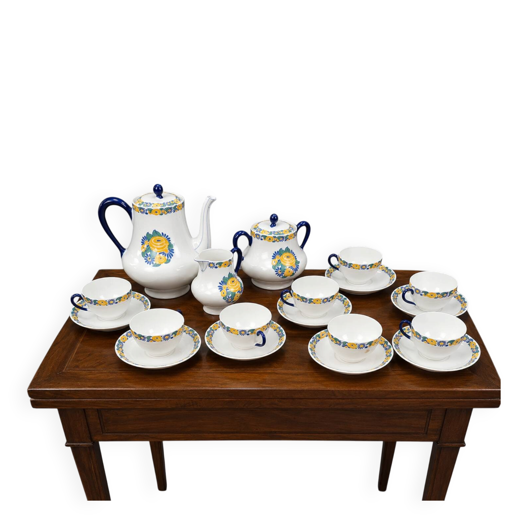 Limoges porcelain coffee service B&C – model "La Maîtrise"