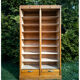 double curtain binder, year 50, light oak