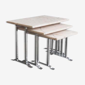 Ensemble de 3 tables gigognes