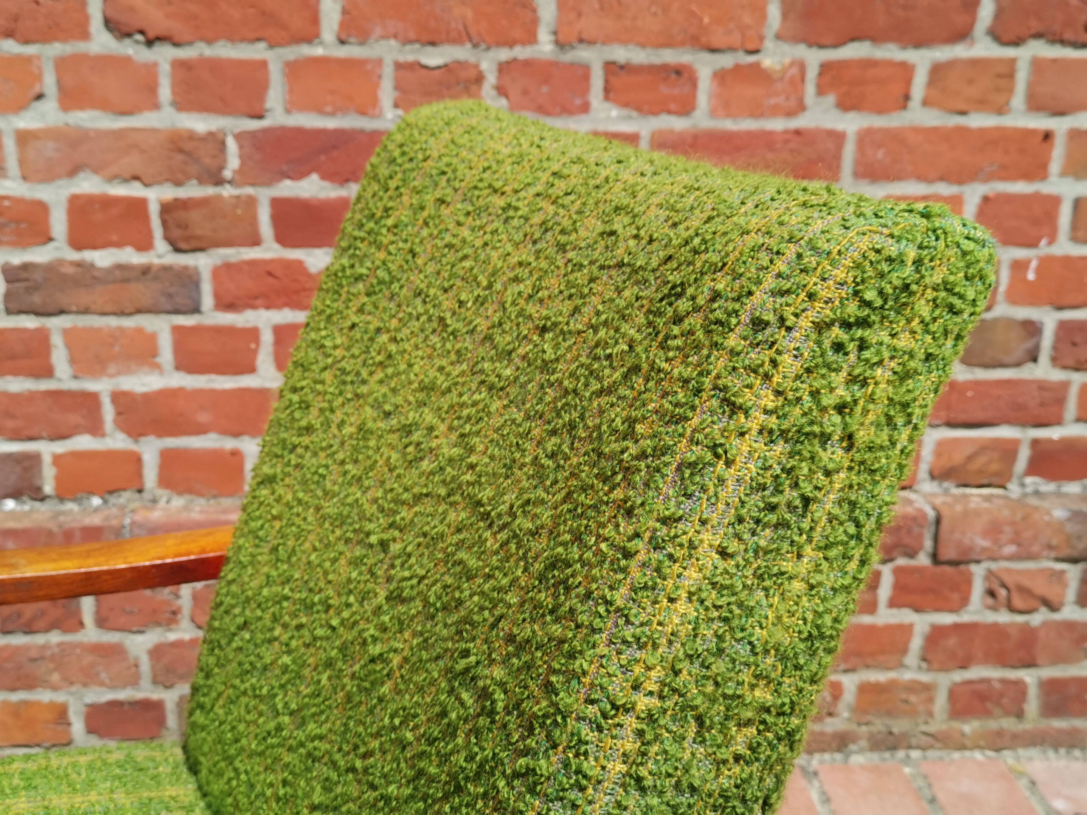 Pair of Czechoslovak armchairs green Jitona 1960