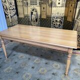 Solid oak farmhouse table Louis Philippe