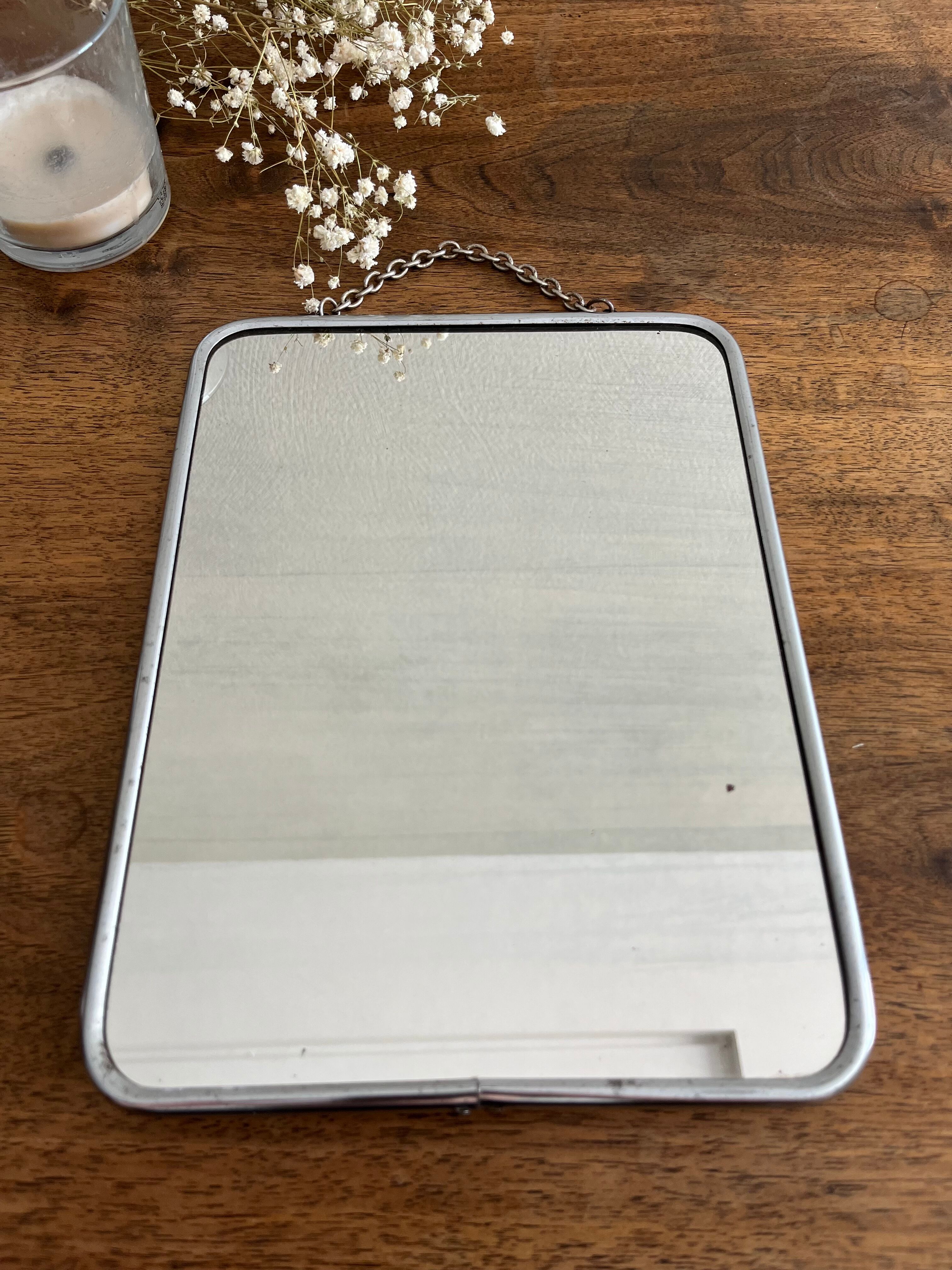 Barber mirror 34 x 18 cm