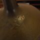 Danish Brass Pendant Lamp 1960s Mid-Century Modern Conical Shade
