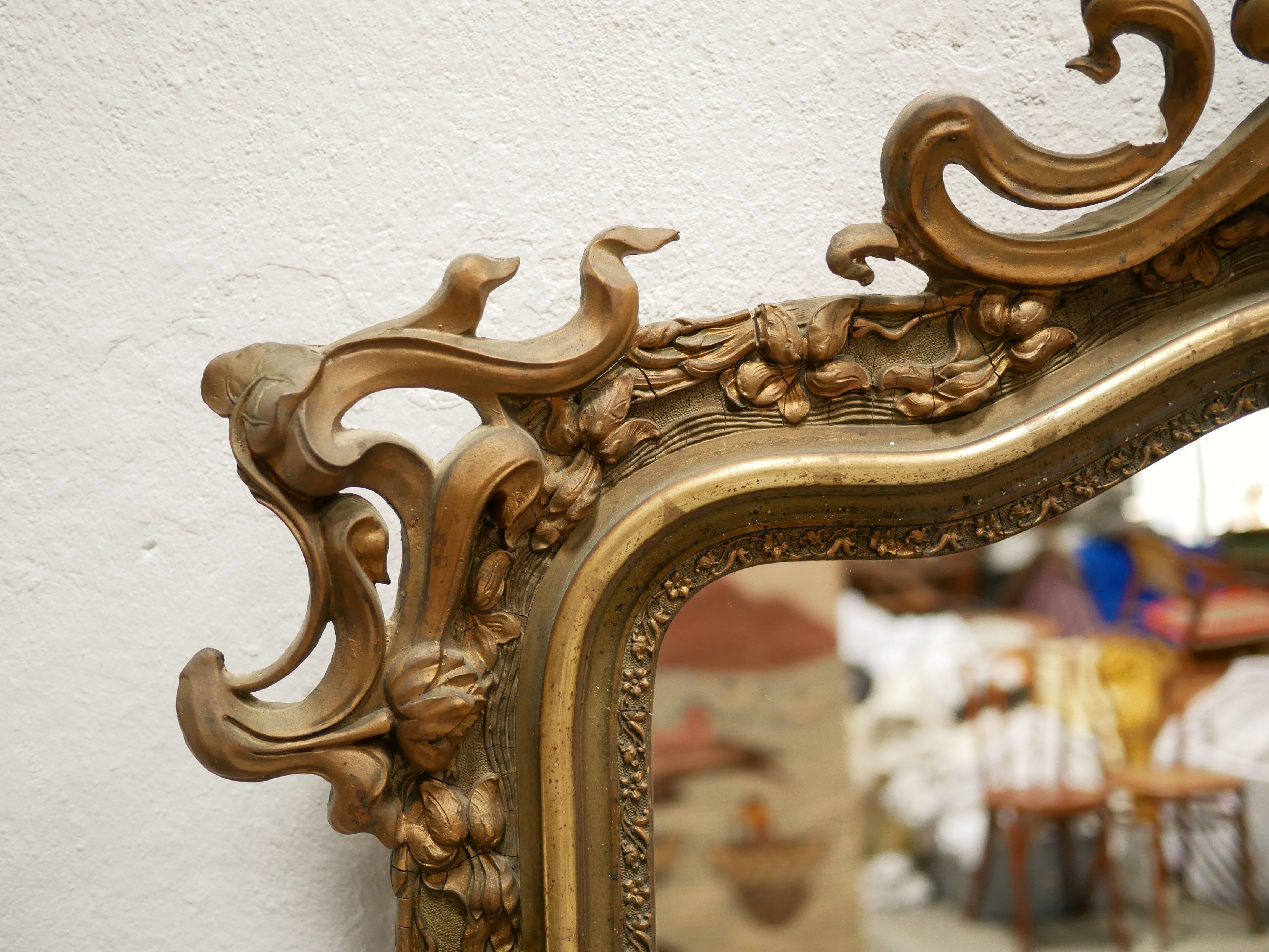 Old Louis XV style mirror - 158cm x 107cm