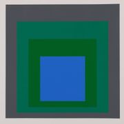 Josef ALBERS: Homage to the Square, Blue Look - Colour Screen Print