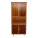High mahogany cabinet with drop-down front — bar or secretary, custom-made, 1960s