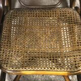 Rattan and cane rocking chair from the 1980s.