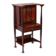 Mahogany and maple Arts and Crafts desk