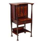 Bureau Arts and Crafts en acajou et érable