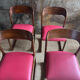 4 chaises Baumann modèle traîneau