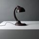Art Deco desk lamp in brown Bakelite, model 11126, attributed to EKCO.