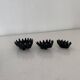 Vintage 1950 hedgehog ashtrays by Walter Bosse for Hertha Baller