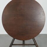Dutch dining table/folding table from the 20th century 105cm diameter