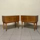 Italian Mid-Century modern bedside tables, 1950s, set of 2
