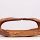 Large Carved Olive Wood Fruit basket 1970s