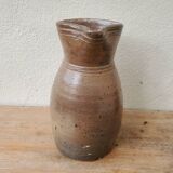 Stoneware pitcher signed Foucher, La Borne