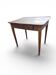 Antique game table in patinated wood in the Louis XVI style.
