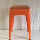 Vintage orange stool by Ami (France) - 1960s/70s