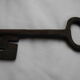 Old 17th century wrought iron key