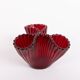 Paire de vases en verre artistique 'Reffla' par Carl Arthur Percy pour Gullaskruf, Suède, années 1950