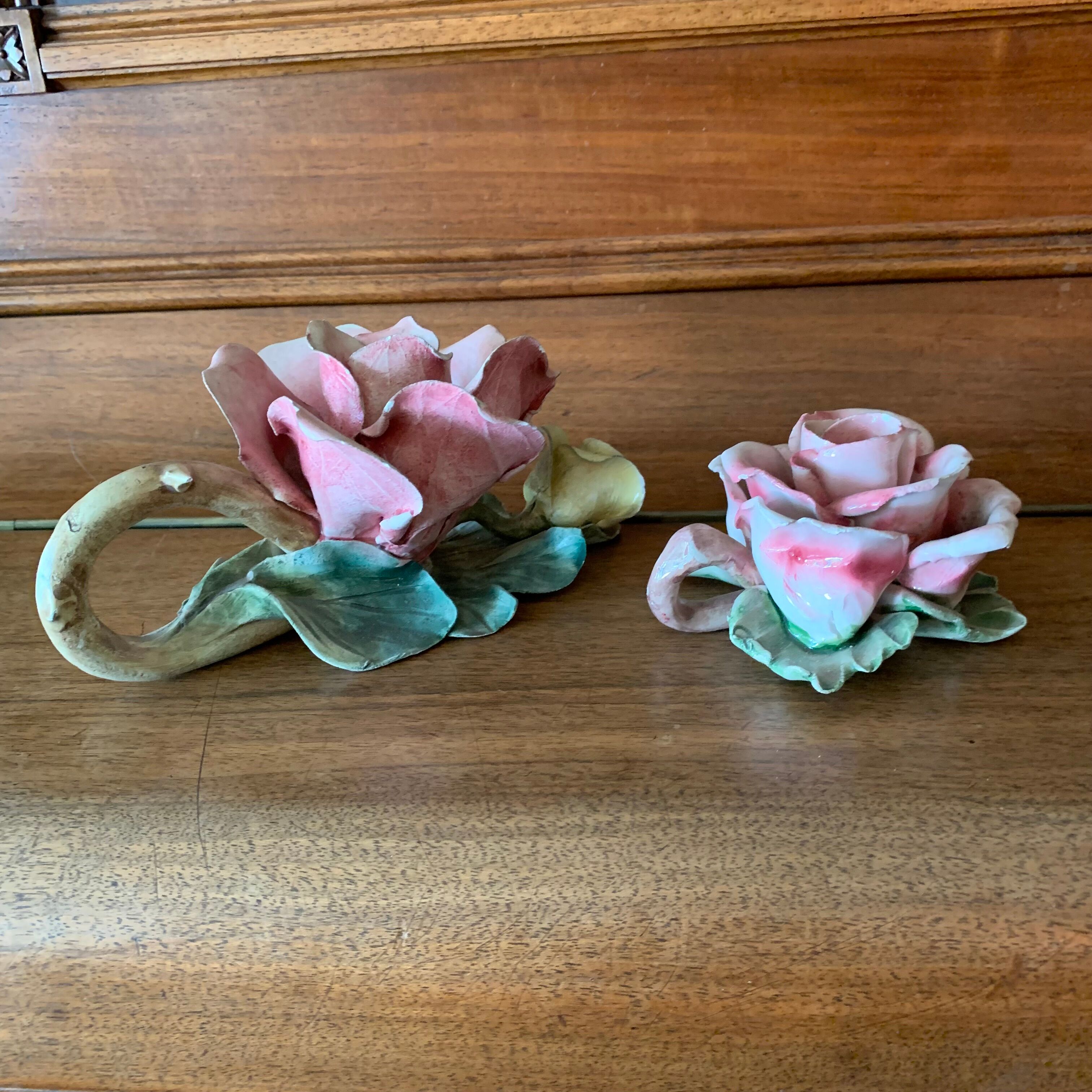 Two slurry candle holders