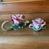 Two slurry candle holders