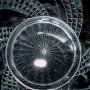 Baccarat serpentine seau a biscuit cristal